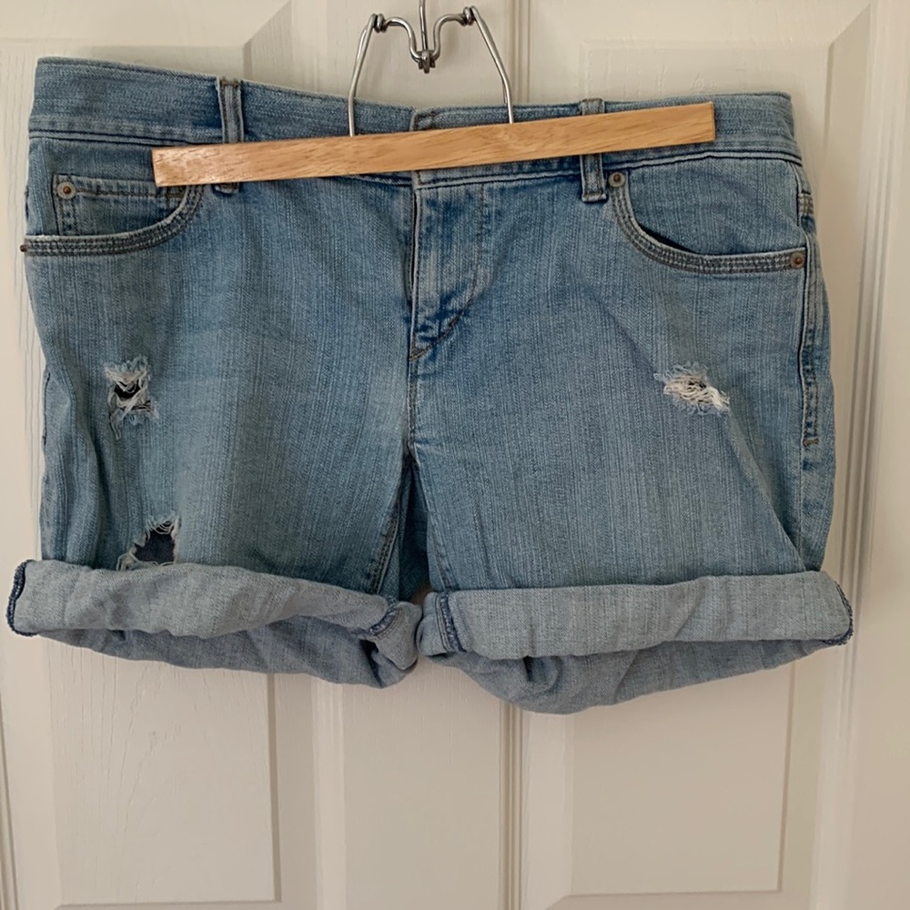 Denim shorts